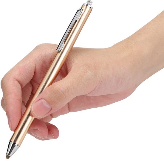 Stylus Pen Draagbaar - Digitale Touchscreen Pen - Siliconen Punt - Antislip - Aluminiumlegering - Slijtvast - Aanraakpen — afbeelding 4