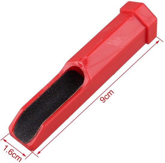 Cue Tip Shaper Professioneel - Billiard Gereedschap - Reparatie Tool - Schuur Tool - Lichtgewicht - Afmetingen 9 x 1,8 x 1,8 cm — afbeelding 3