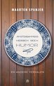 Boekcover 'Amsterdammers hebben geen humor' met Delftsblauwe tegel en tekst.