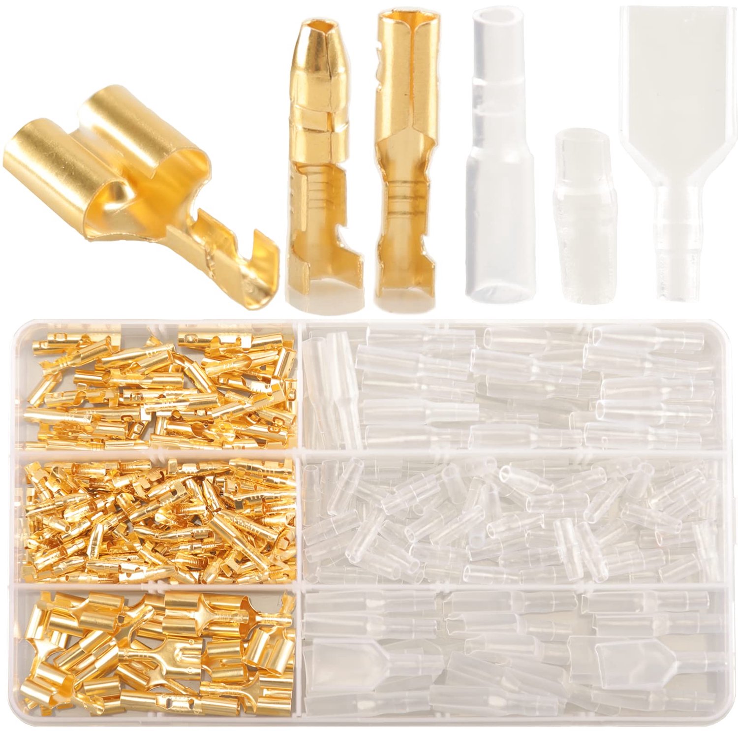 320 Stuks Bullet Connector Kit met Isolatiehoezen