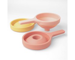 Set van 3 Imbuti per Bambini - Koraalkleurige Speelaccessoires
