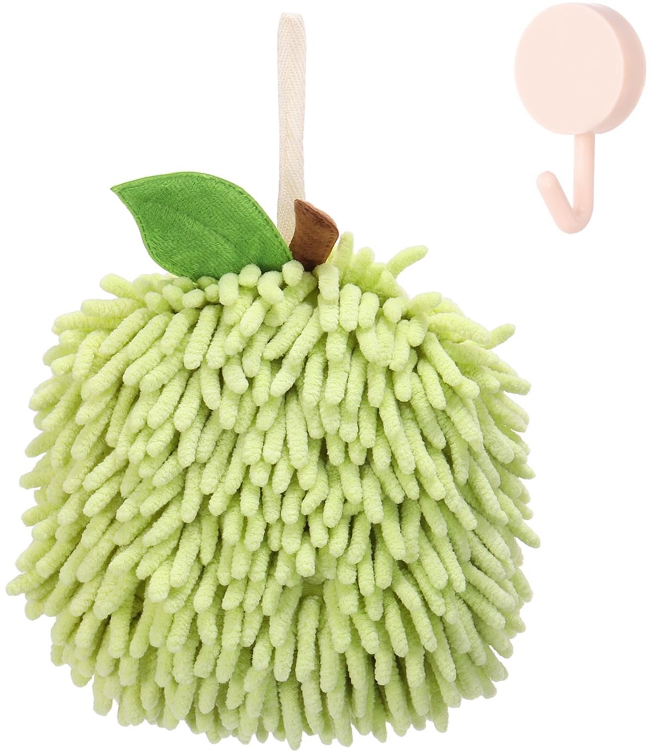 Zachte Chenille Handdoek met Ophanglus, Sneldrogend en Decoratief voor Badkamer en Keuken