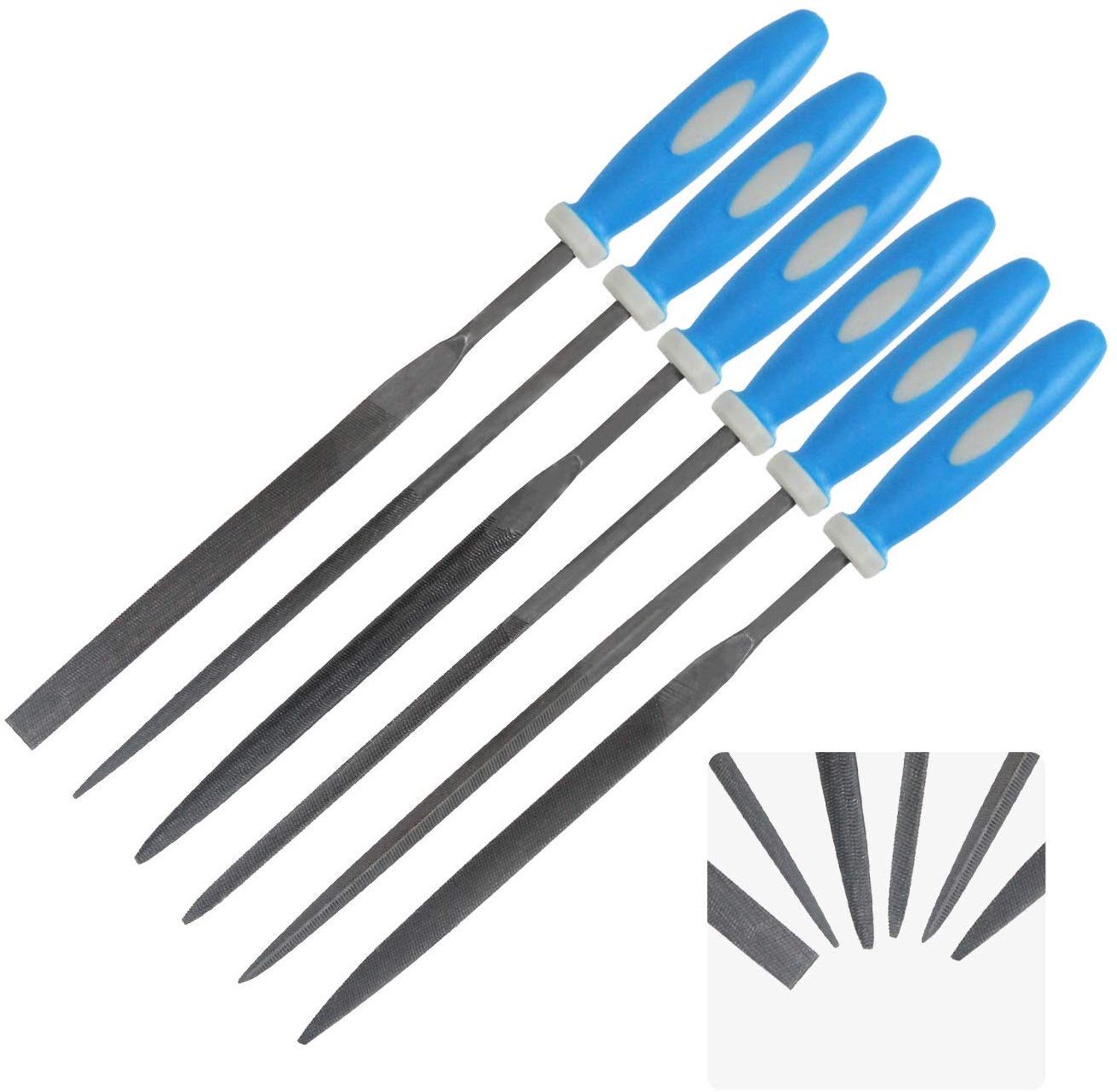 Mini Vijlenset - Inclusief ronde, platte en vierkante vijlen