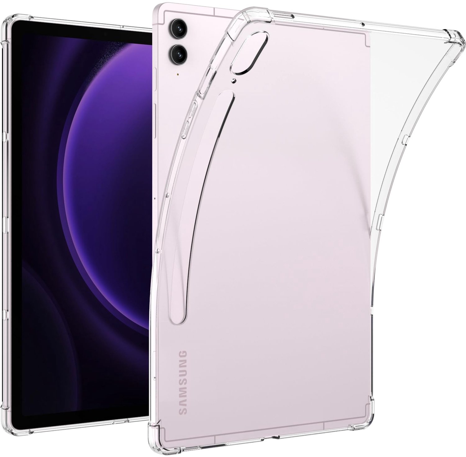 Transparante TPU Hoes voor Samsung Galaxy Tab S9 FE Plus 12.4"