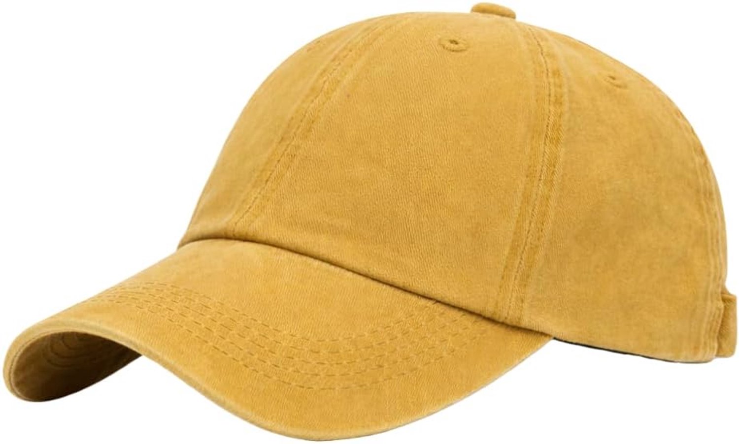 Vintage Uniseks Gewassen Katoen Cap Verstelbare Retro Stijl Streetwear-Stijl voor Dames en Heren