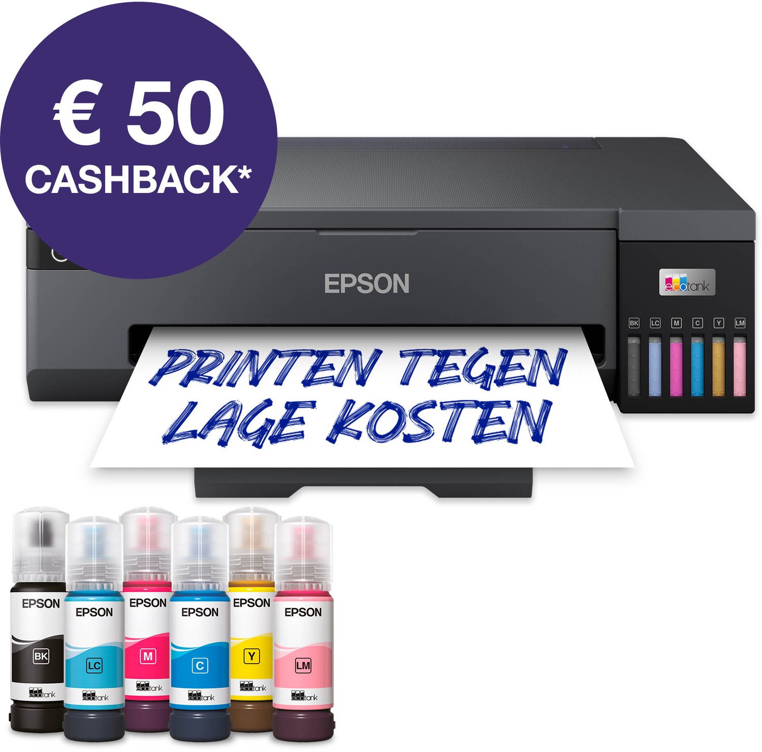 Bol.com Epson EcoTank ET-18100 - Inkttankprinter - Zwart aanbieding