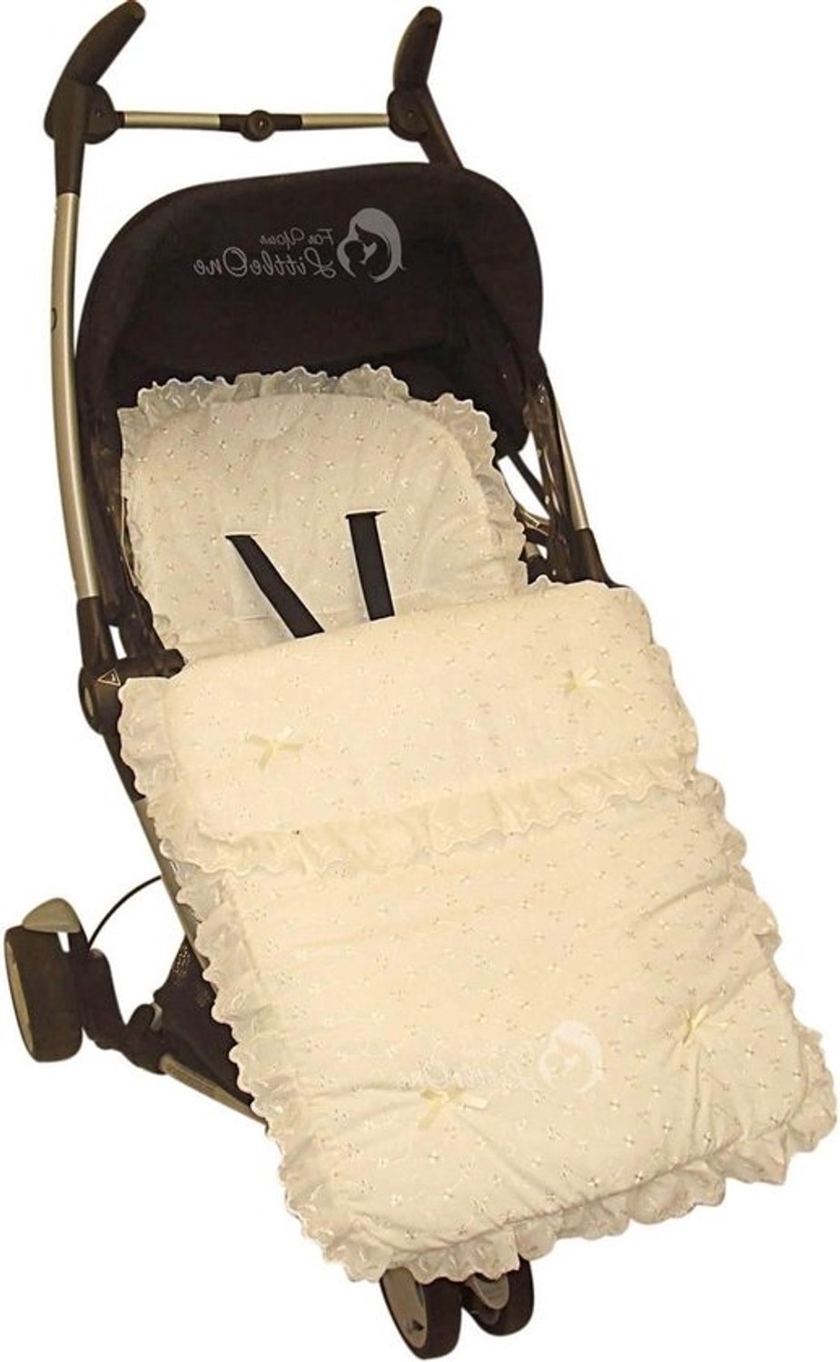 Voetenzak - Kinderwagenzak Cozy Toes - Wandelen met baby - Afritsbare voetenzak - 84 x 41 cm - Beige