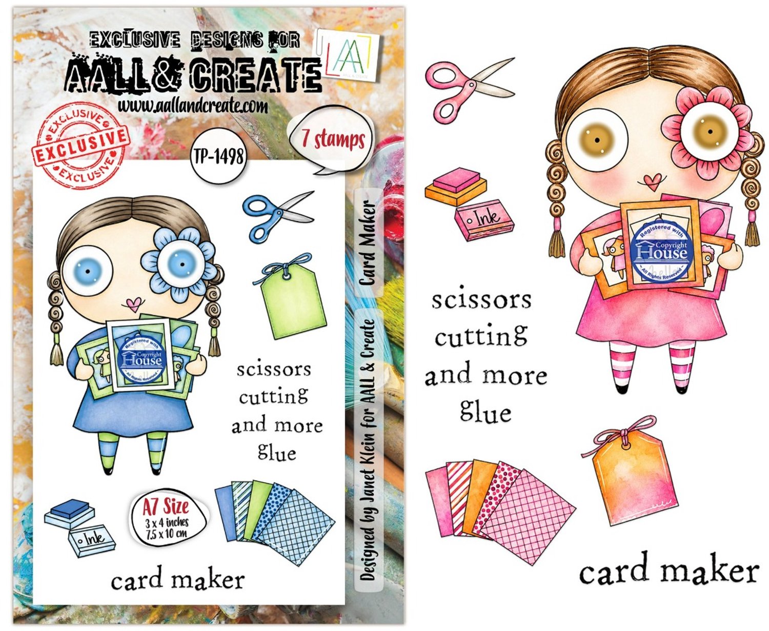 Aall & Create clearstamps A7 - Card maker