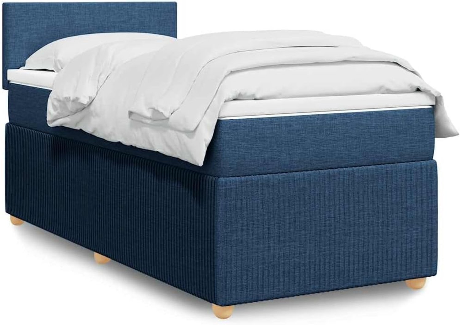 Pocketveringmatras Boxspringbed Blauw 90x190 cm