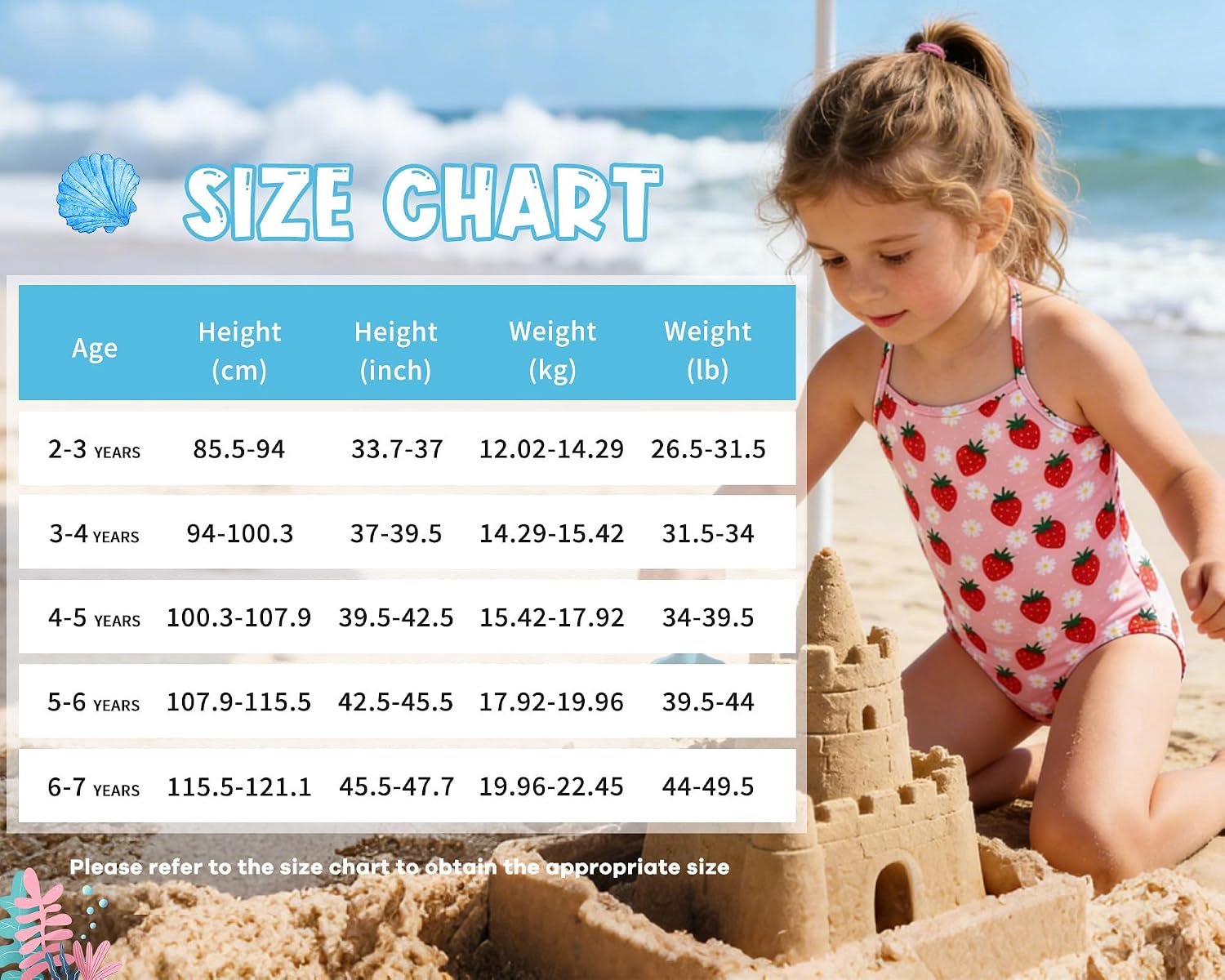 Badpak voor meisjes, eendelig badpak, bikiniset, twee sets badmode, zwemkostuum, strandbadpak voor kinderen van 2-7 jaar