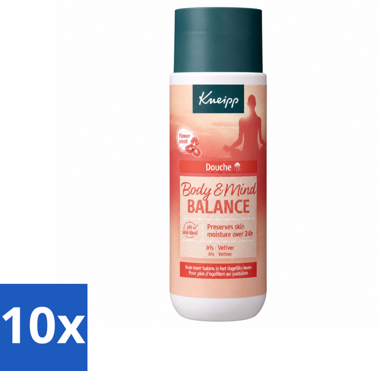 10 x Kneipp - Douchegel - Body & Mind Balance - 200 ml - Voordeelverpakking - 10 stuks