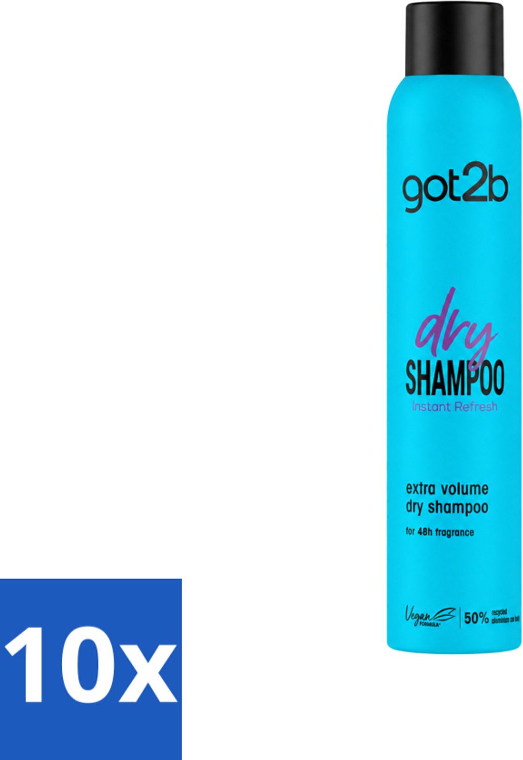 10 x Got2B - Droogshampoo - Fresh & Fabulous Volume - 200 ml - Voordeelverpakking - 10 stuks