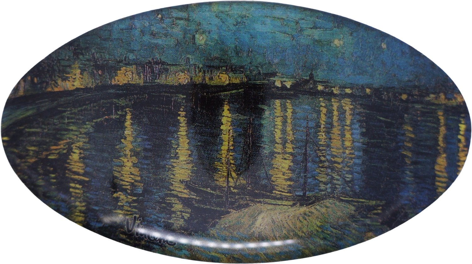 SOUV© - solide stevige duurzame Haarspeld - Haarklem - Haarclip - French barette - Patentspeld- Haaraccessoire - Beste kwaliteit - made in France speld - klemt zeer goed - glijdt niet uit -1 jaar garantie vincent van gogh