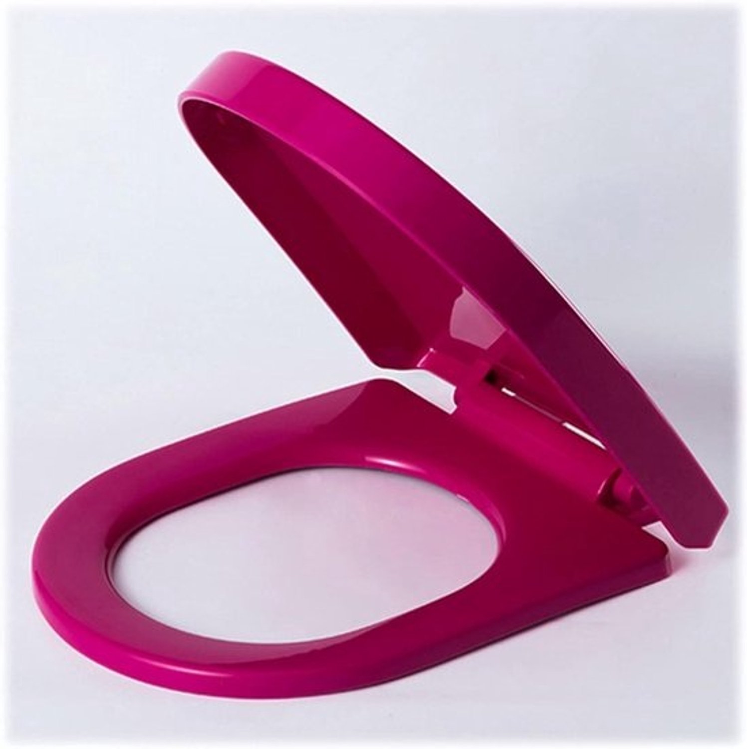 Toiletbril - WC-bril - Badkamerrenovatie - Zacht sluitend - Ovaal - Rood