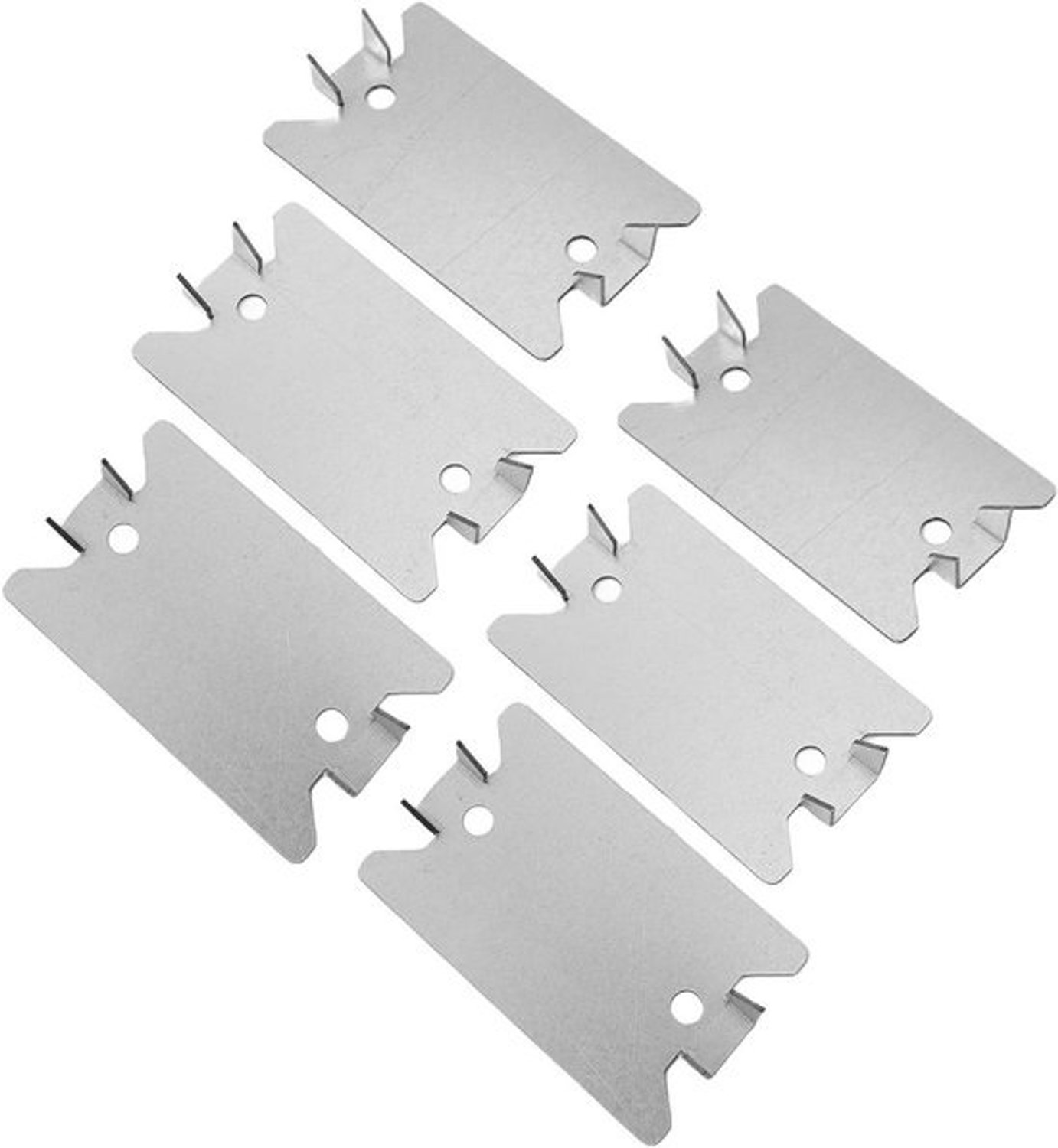 Stalen platen - Beschermplaten - Bescherming van leidingen - Roestbestendig verzinkt staal - 50 stuks - Zilver