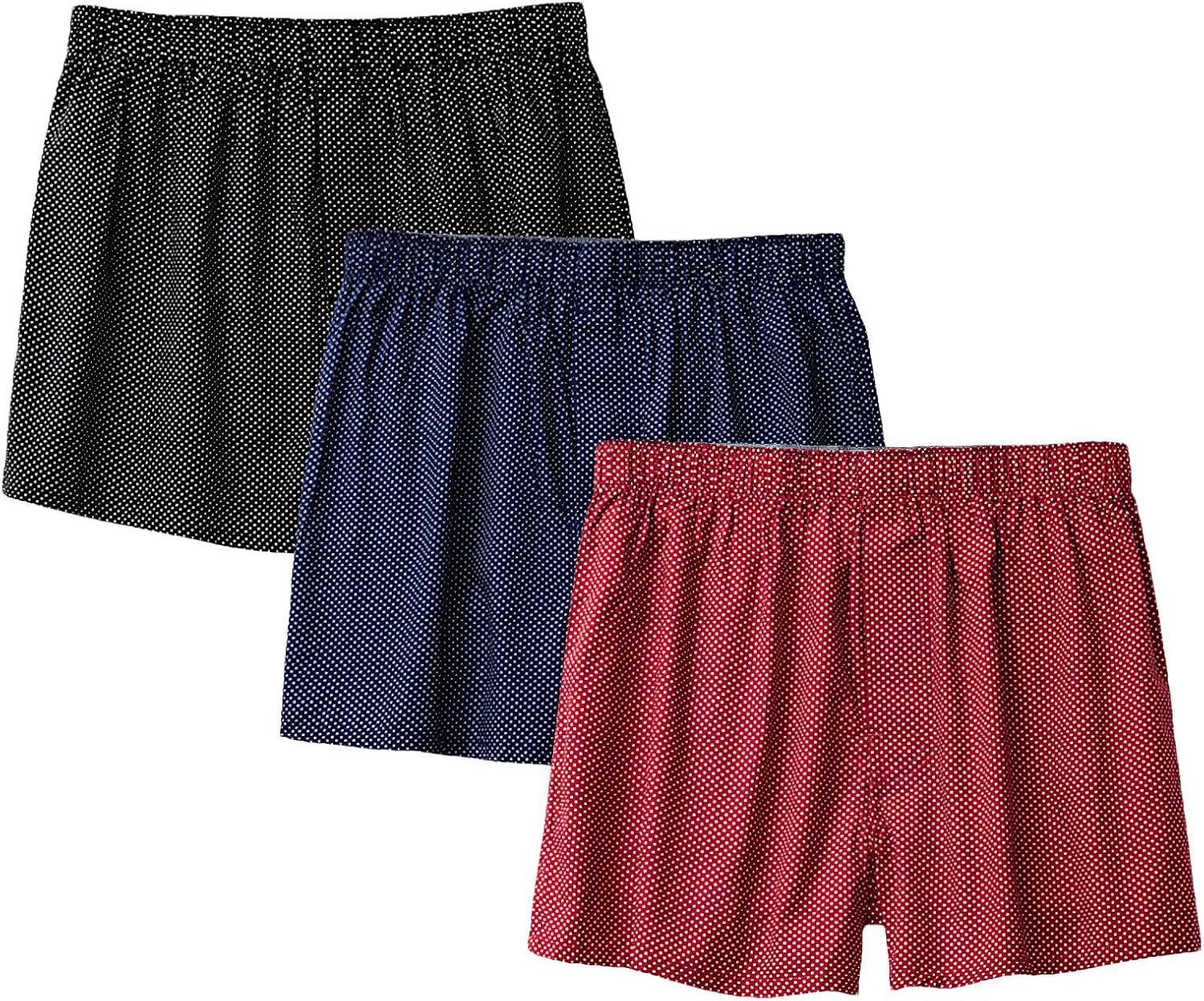 Pyjamabroeken van katoen, zacht, comfortabel, boxershort met knoopsluiting