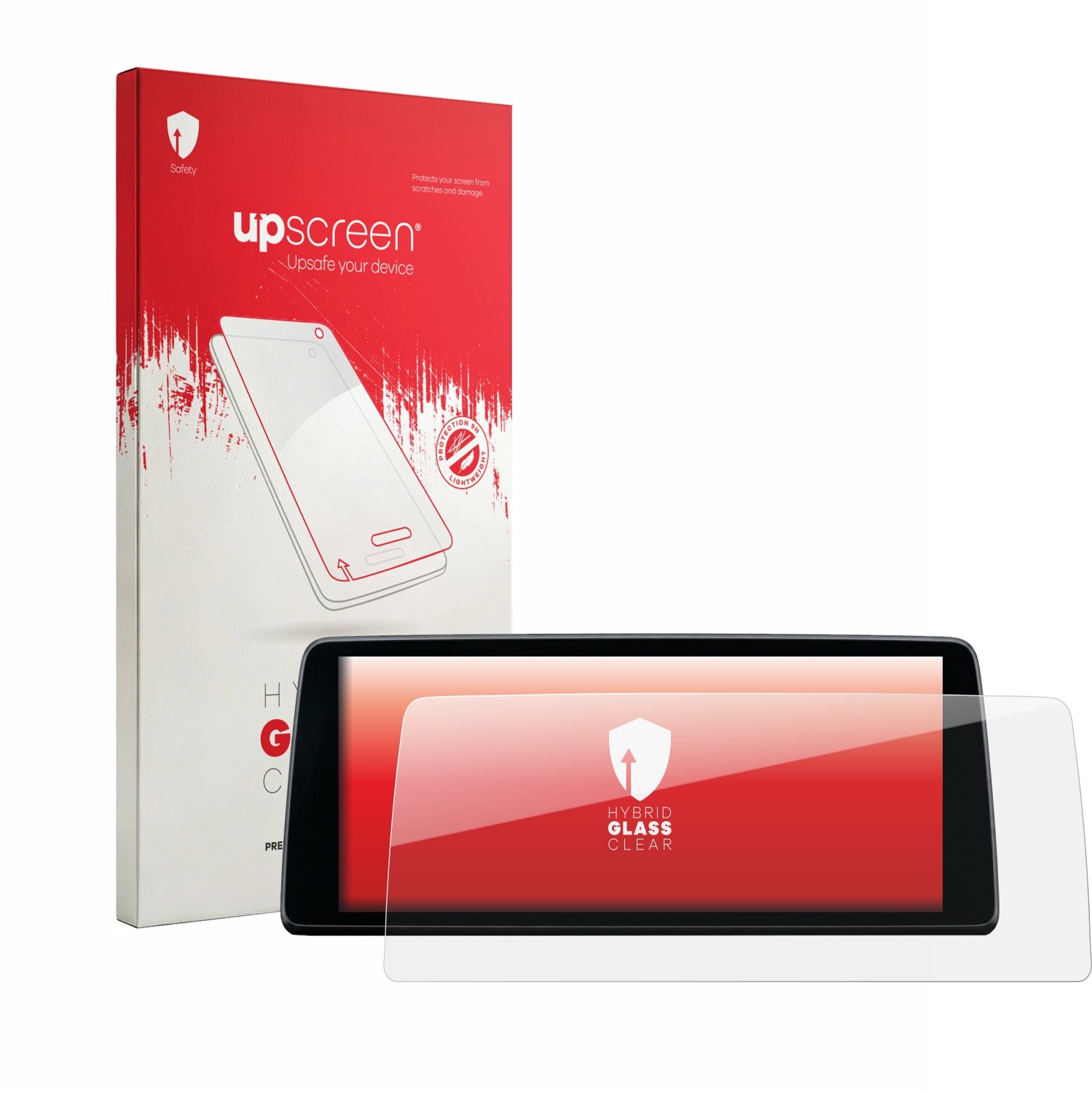 upscreen - Screenprotector voor BMW 5 G31 LCI 2021 10.25" - Folie Beschermfolie Beschermglas transparant
