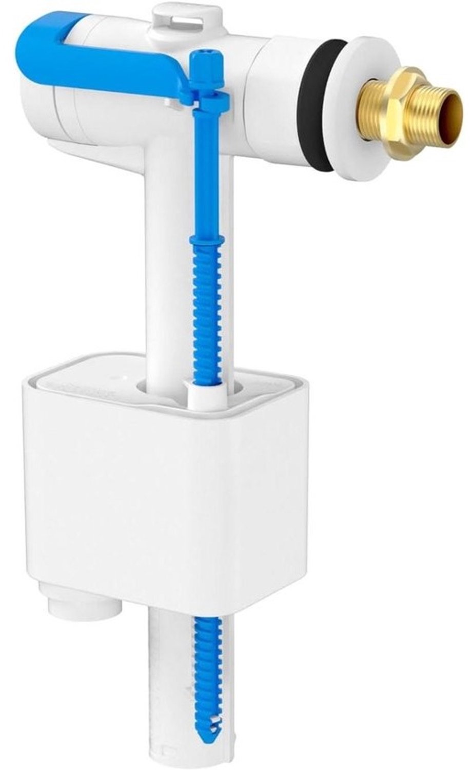 Toevoermechanisme toilet - Zijmechanisme - Reparatie van het toilet - Universeel ontwerp - 6.6 x 14.6 cm - Metaal