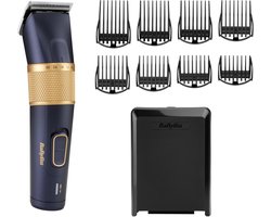 BaByliss Lithium Power Pro Tondeuse Mannen - 45 lengte instellingen - 160 min draadloos gebruik - Trimmer voor Hoofd & Baard - 8 opzetkammen - Haartrimmer Mannen - E986E