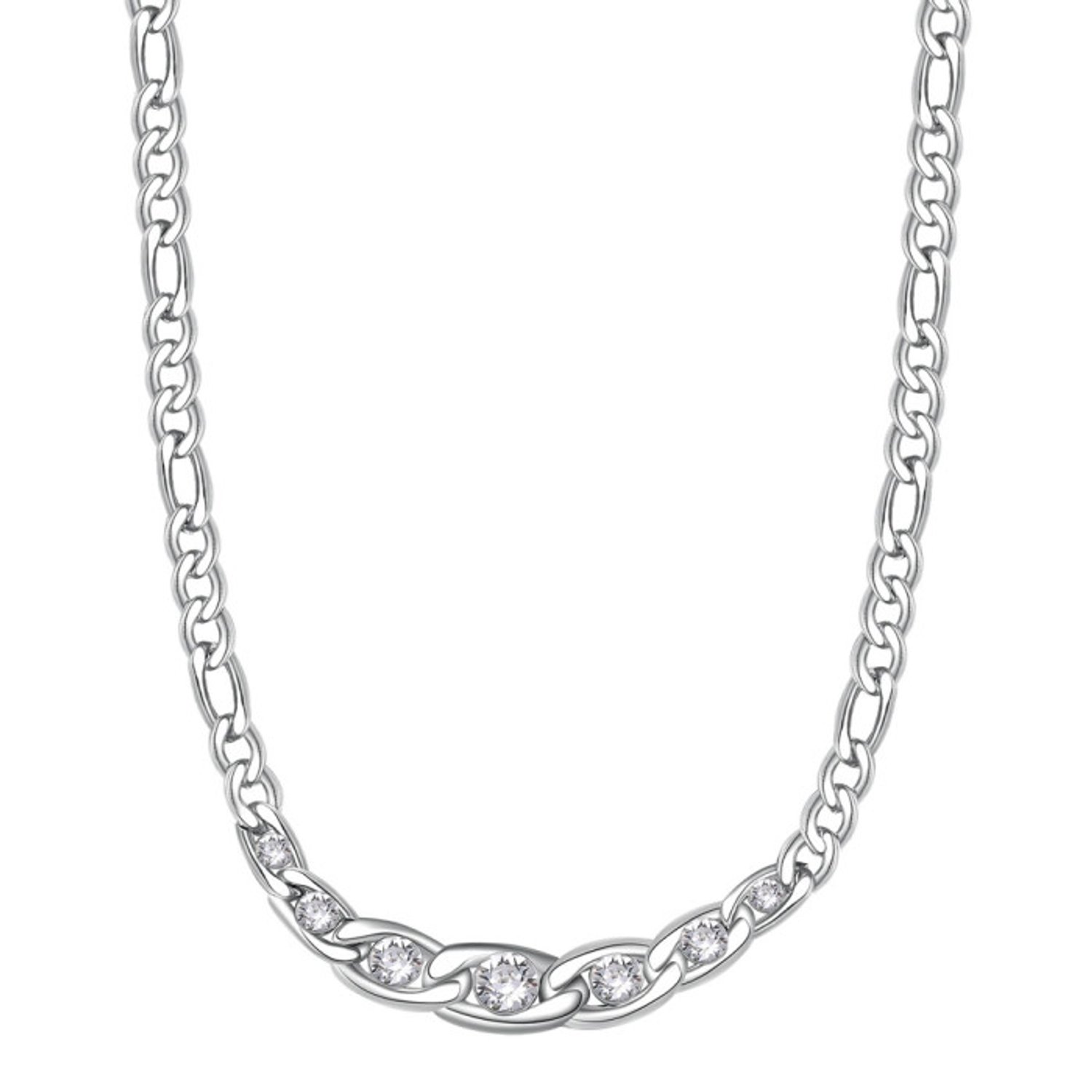 BROSWAY SYMPHONIA BYM97 STAINLESS STEEL KETTING MET KRISTALLEN 1 STUK