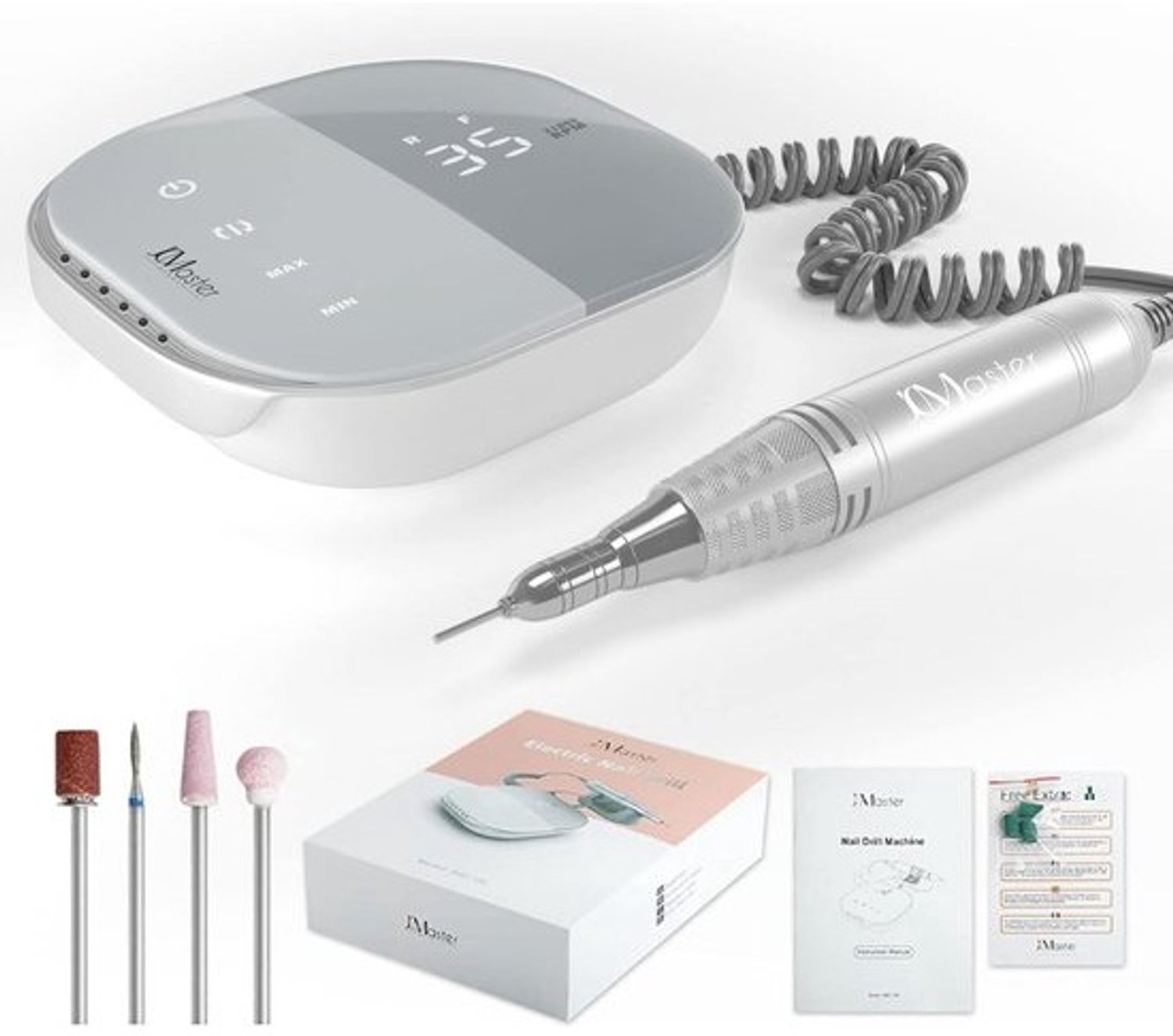 Elektrische Nagelvijl - Nail drill - Nagelstyling - Bediening via touchscreen - 35000 Umin - Zwart