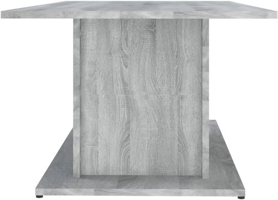 Salontafel Sonoma 102 x 55,5 x 40 cm van houtmateriaal - robuuste bijzettafel met grote legplank voor woonkamer en eetkamer, duurzaam tafelblad, onderhoudsvriendelijk — afbeelding 5