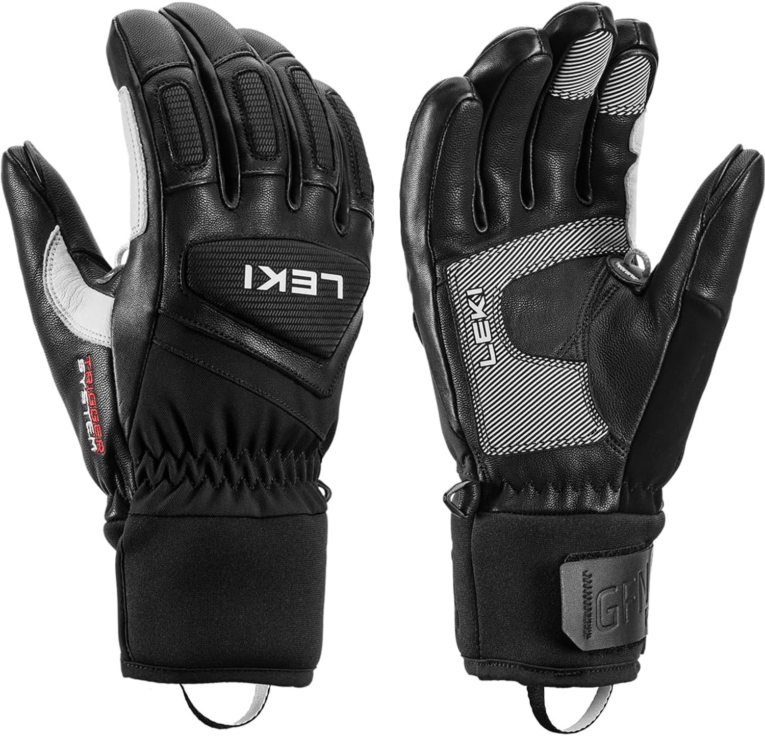 LEKI Griffin Pro 3D Dames Skihandschoenen Zwart