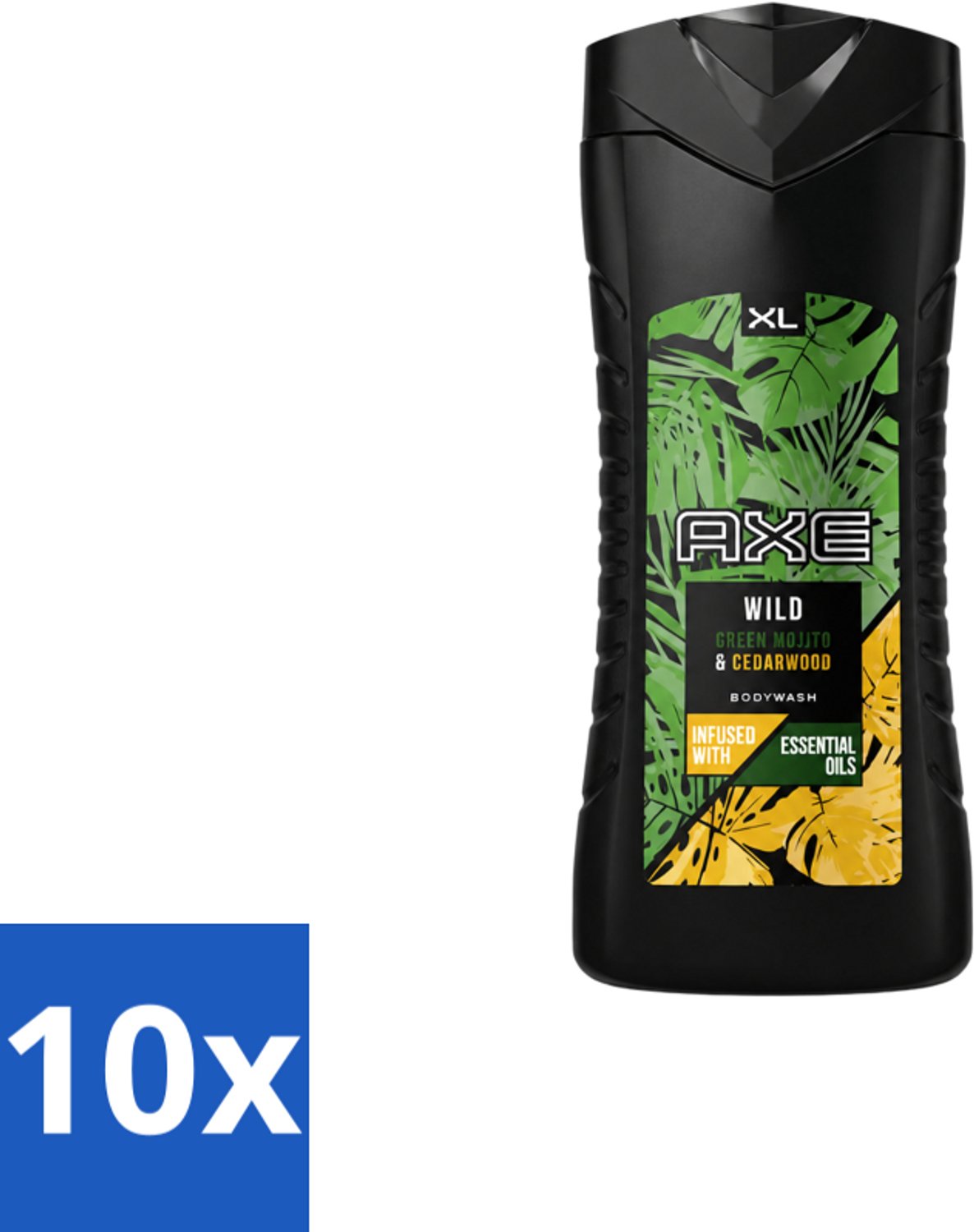 10 x AXE - Douchegel - Wild - 400 ml - Voordeelverpakking - 10 stuks
