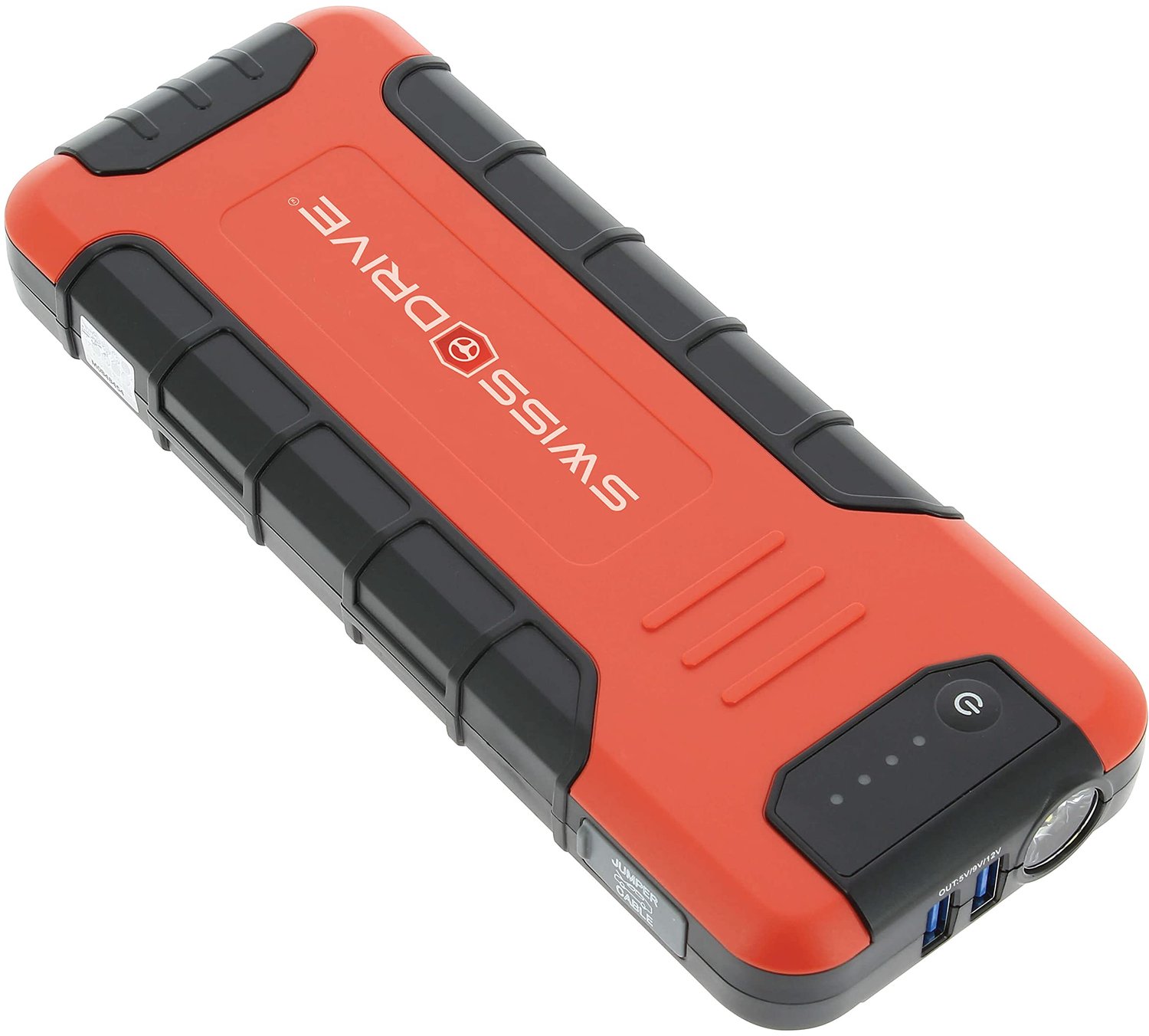 Jumpstarter Lithium 18.000 mAh 12 V - 800 Ampère Startstroom - Compact Handzaam - Auto Startapparaat