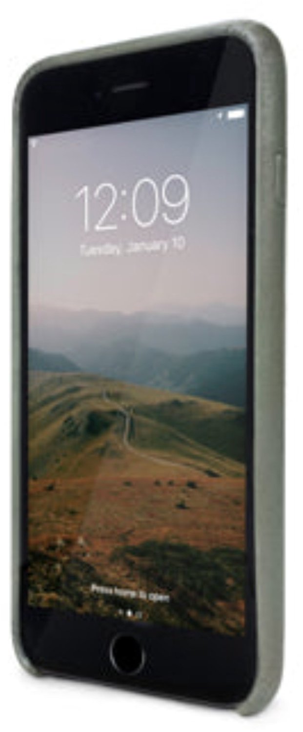 Twelve south, Hoesje Geschikt voor Apple iPhone 8 Plus / 7 Plus RelaxedLeather Serie Echt Leer, Saliegroen