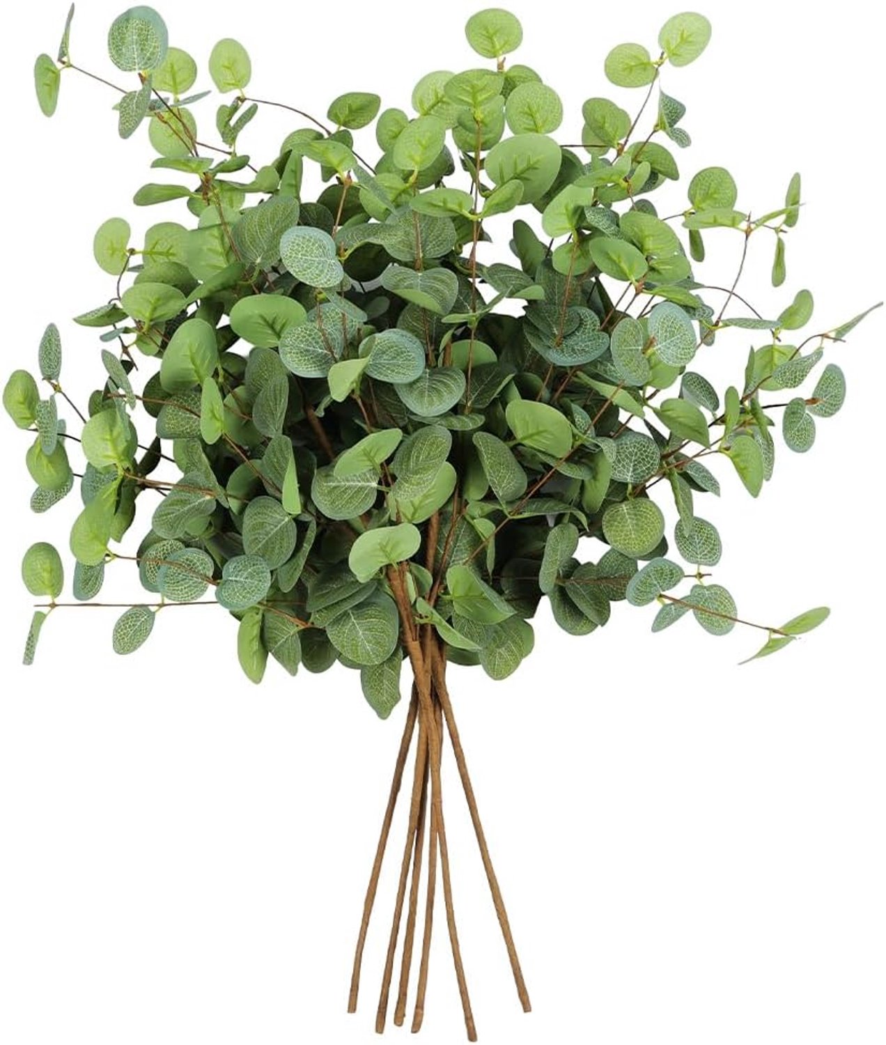 Kunstmatige eucalyptusboeketten, kunstbloemen, decoratie
