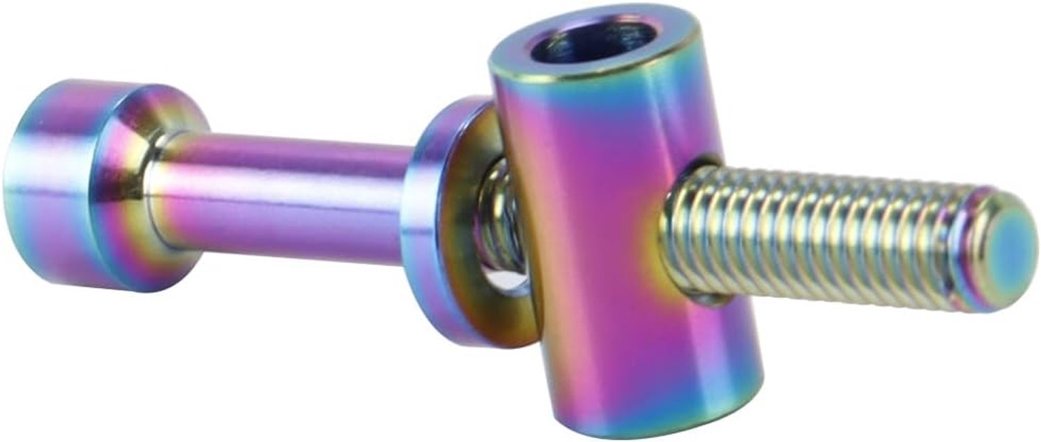 Fietsbout zadelpen schroef M5 x 40 - titanium legering - oxidatiewerend - betrouwbare bevestiging - Homevero