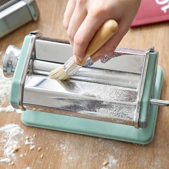 Handmatige pastamachine - Pastamaker - Verse pasta bereiden - 9 deegdiktes - Inclusief pastadroger - Muntgroen — afbeelding 3