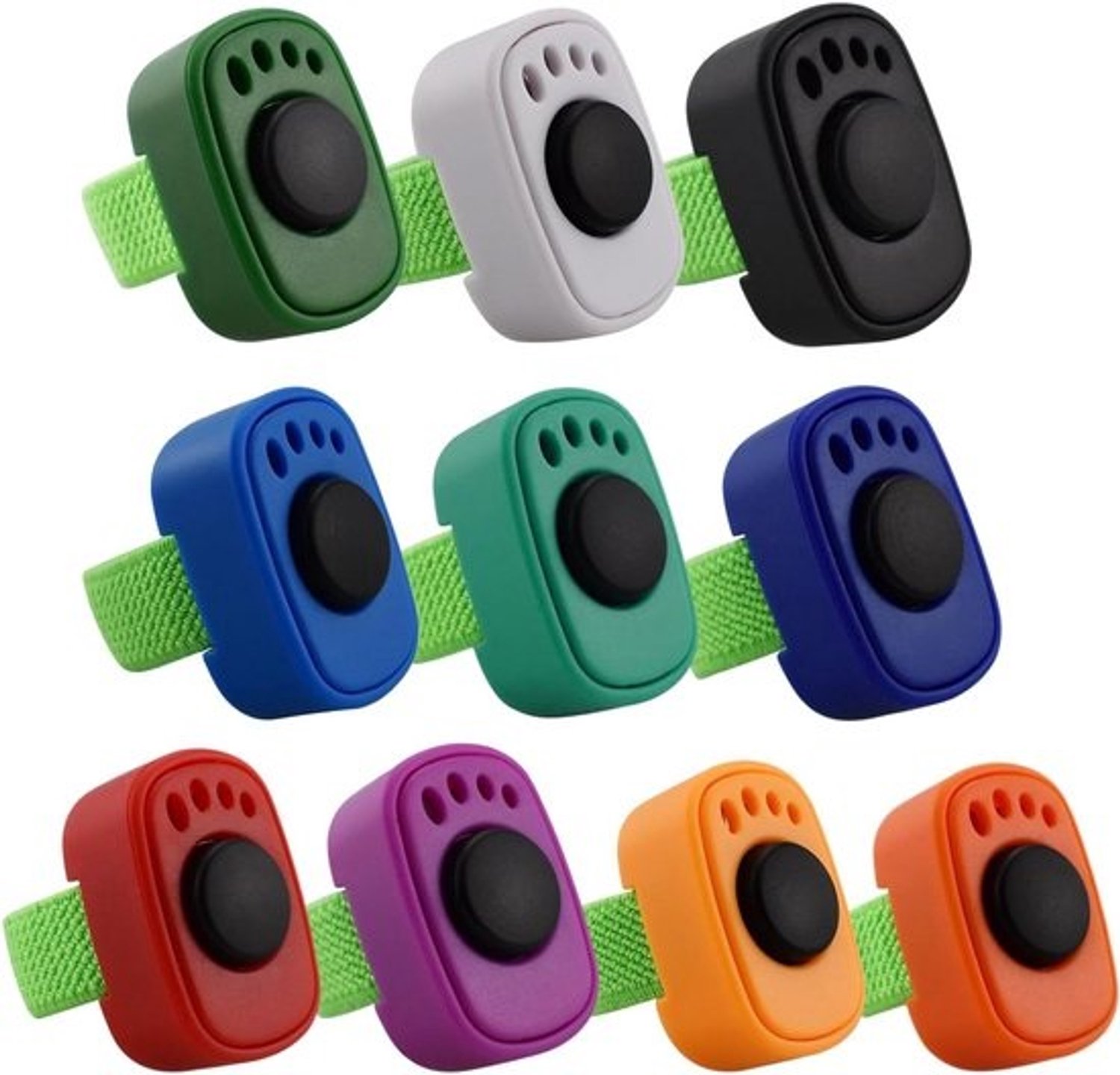 Huisdier Trainings Clicker - Geluid als gedragsindicator - Positief gedrag aanleren - Compact en draagbaar - 10 Stuks - Diverse Kleuren