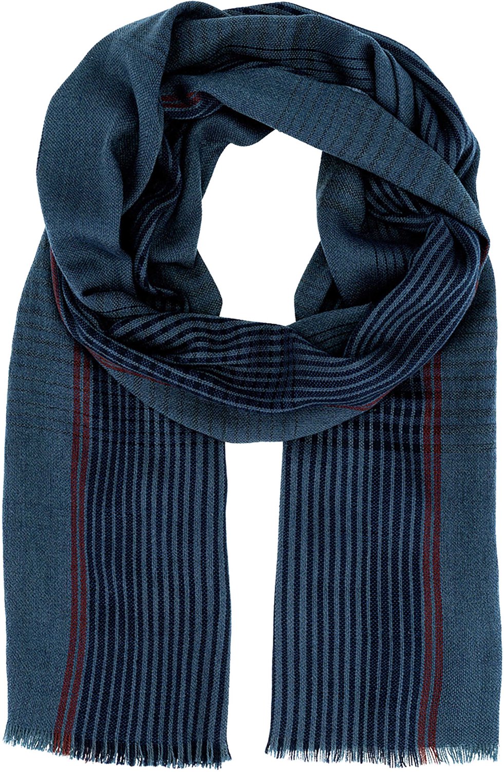 LINDENMANN heren sjaal - blauw