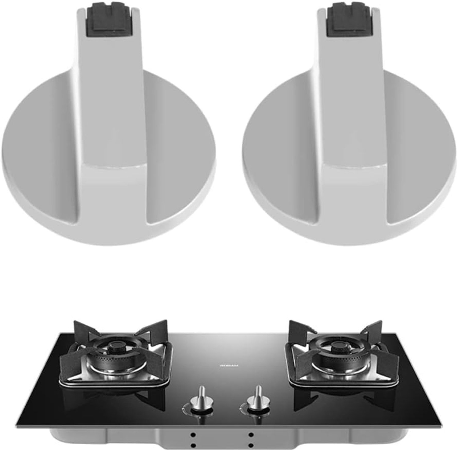 Knoppen Adapter Oven Schakelaar Kookoppervlak Controle Sloten Kookgerei Onderdelen Vervanging: