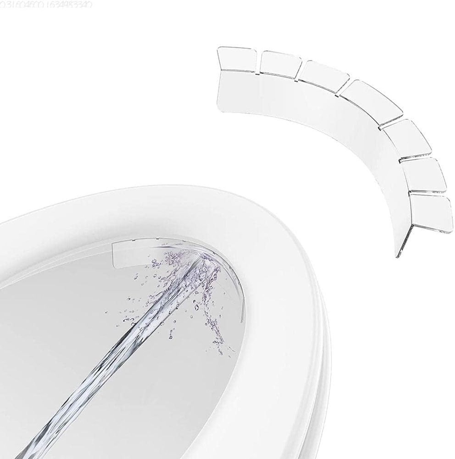 Urinebescherming voor Toiletbril, Transparante Waterdichte Bescherming voor Potty Training, Urinebestendige Protector voor Kinderen en Volwassenen