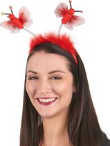 WIDMANN - Lieveheersbeestje haarband met nep bond - Accessoires > Haar & hoofdbanden