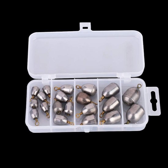 Vislood Set Drop Shot Visserij Gewichten (20 stuks) — afbeelding 2