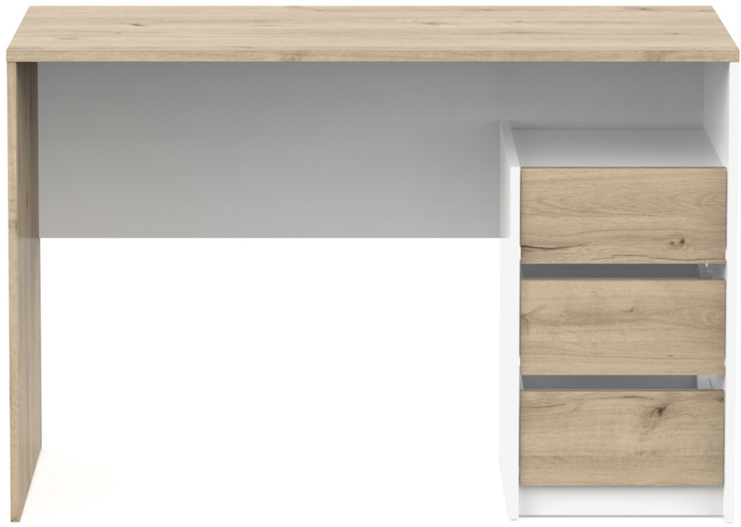 CALICOSY - Bureau met 3 laden L117 cm - SIERRA