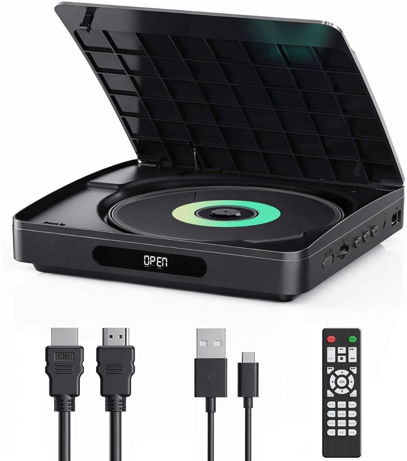 DVD Speler met HDMI - Blu Ray Spelers - Externe DVVD Speler - Zwart