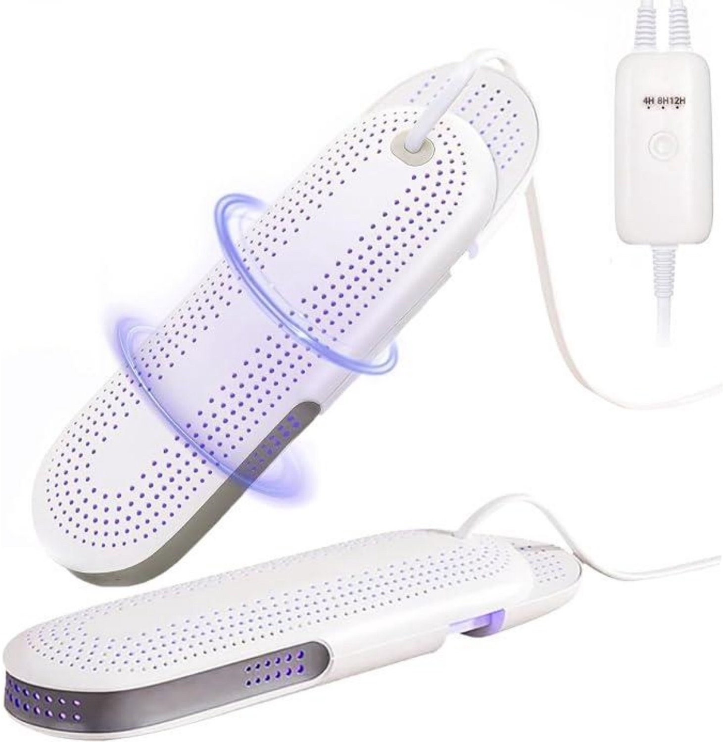 SSTRWGOOD Elektrische schoen- en laarzendroger/-verwarmer – Elektrische schoendroger – Met timer en automatische uitschakeling – Antibacterieel – Geschikt voor alle soorten schoeisel en skischoenen – Ideaal voor de winter en regenachtige dagen