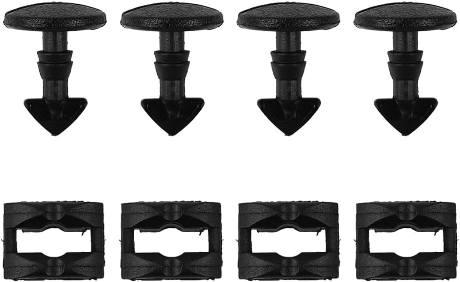 bevestigingselementen 6 paar - duurzame clips - voor sleepoogafdekkingen - onderhoud achterbumper - m-winkel