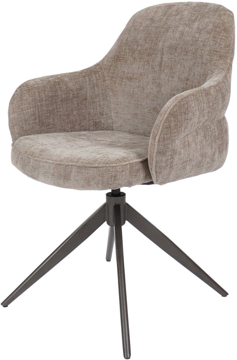 Home67 Eetkamerstoel Jane - Taupe 170