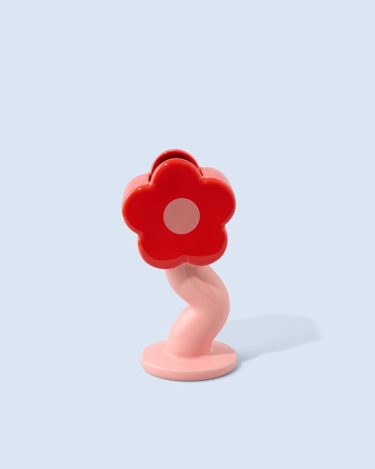 Fluid Market Vaas Curve Flower rood
