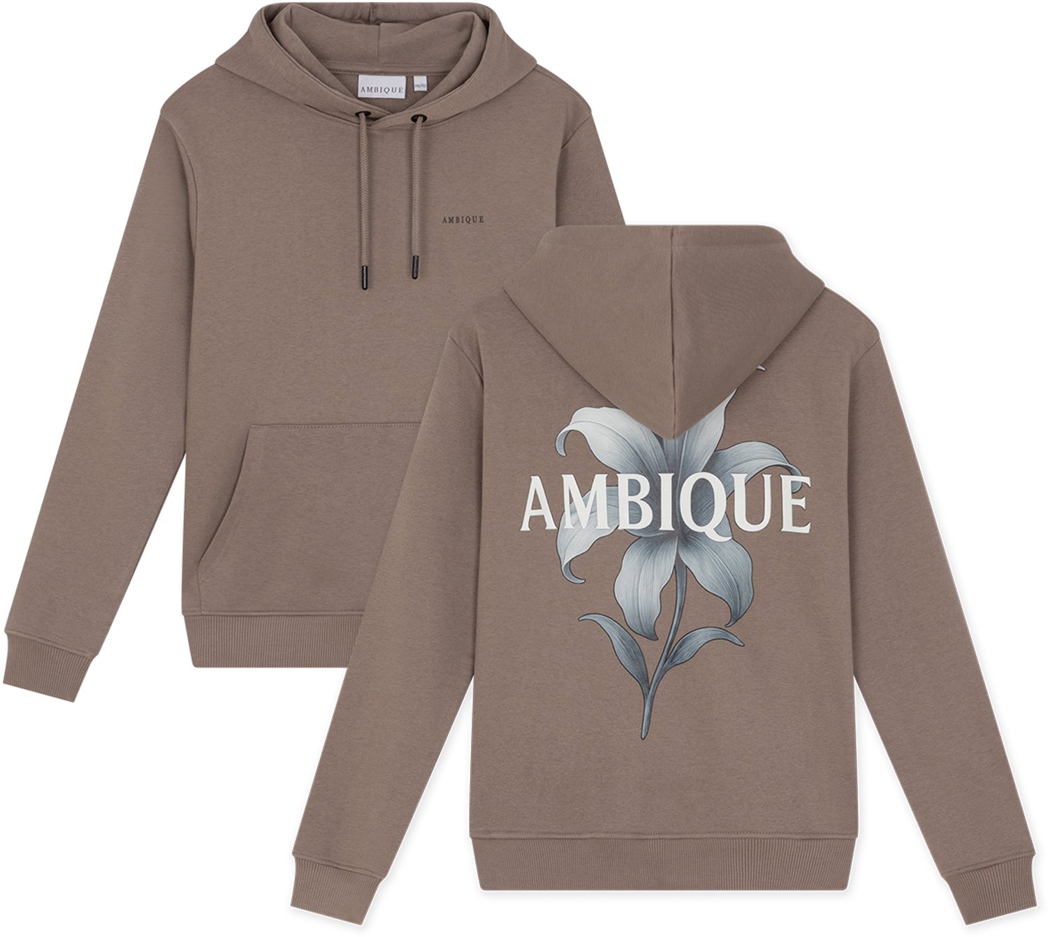 Fabian hoodie - Taupe - 170/176