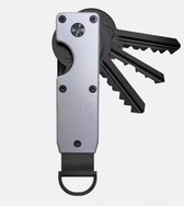 Sleutelorganizer – Inclusief schroevendraaier – Sleutelhouder van aluminiumlegering – Compact opbergetui – Geschikt voor 2–6 sleutels