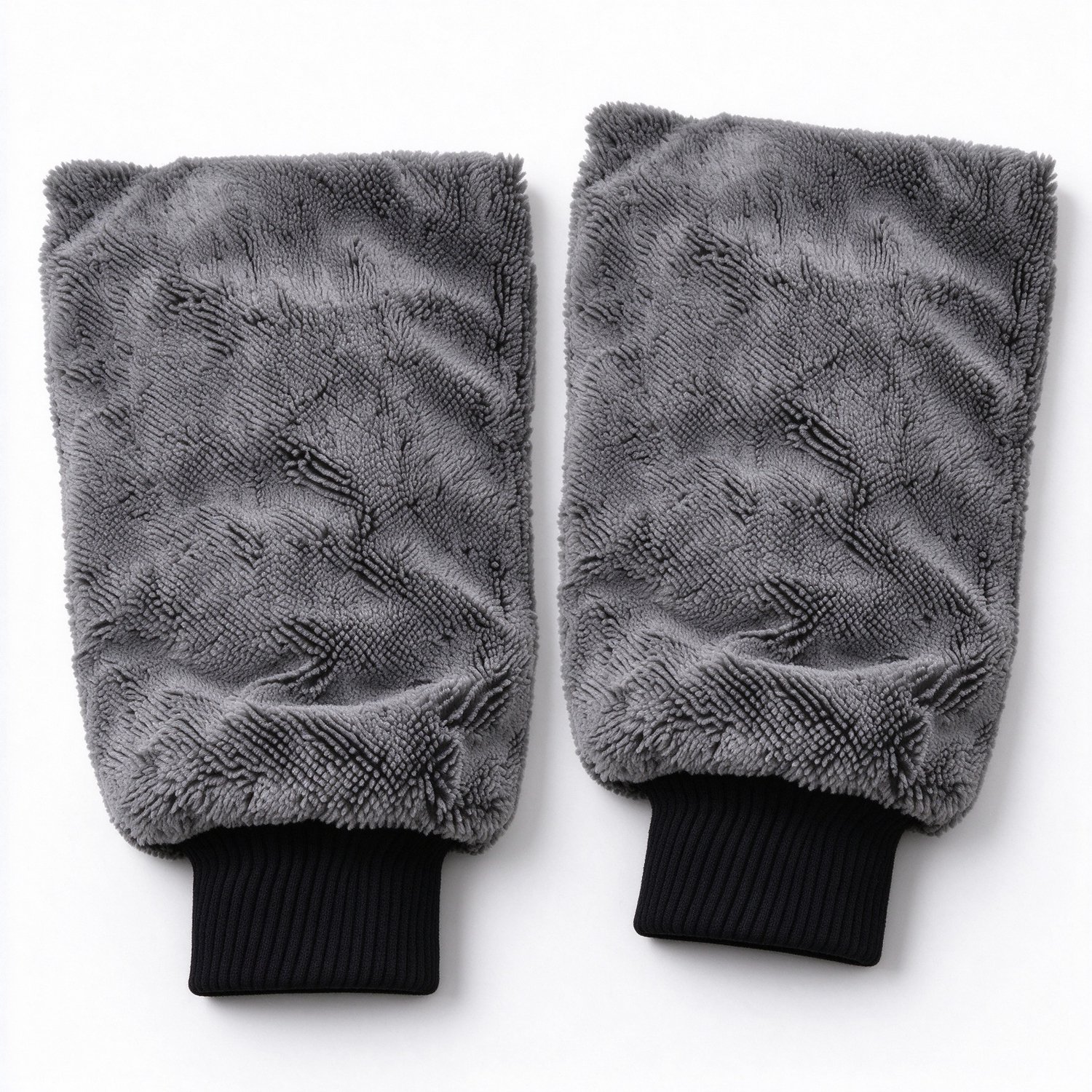 Lifhelpe dubbelzijdige microvezel washandschoenen set van 2 stuks, afmetingen 23×17 cm, krasvrij reinigen voor auto, autoruiten en algemene huishoudelijke schoonmaak