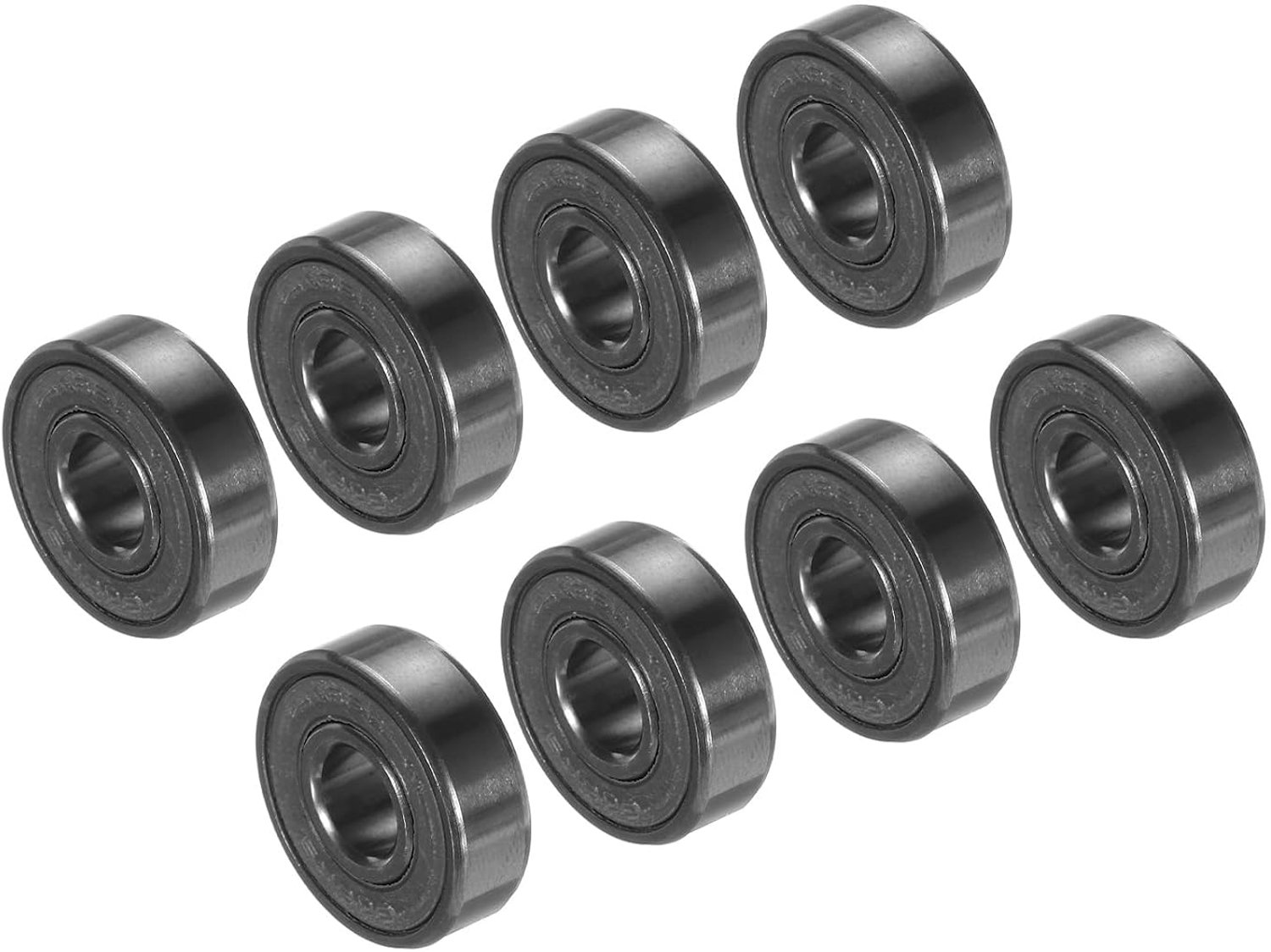 skateboard-lagers 8 x 22 x 7 mm dubbel verzegeld hoge precisie voor soepele rotatie 8 stuks Vemera