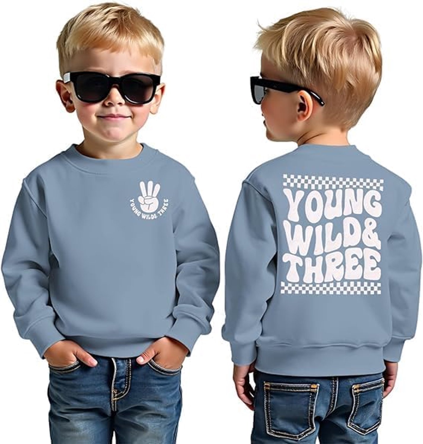 Sweatshirt voor jongens 3e verjaardag